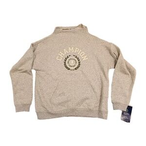 Champion Sweatshirt Womens Medium Mock‎ Neck Fleece Knit Pullover